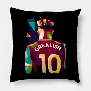 Jack Grealish In Pop Art Pillow