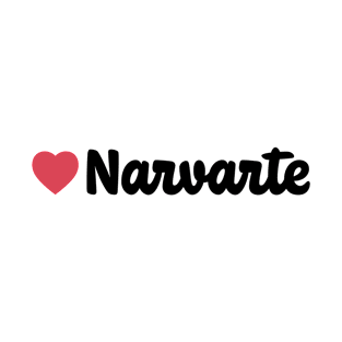 Narvarte Mexico City Heart Script T-Shirt