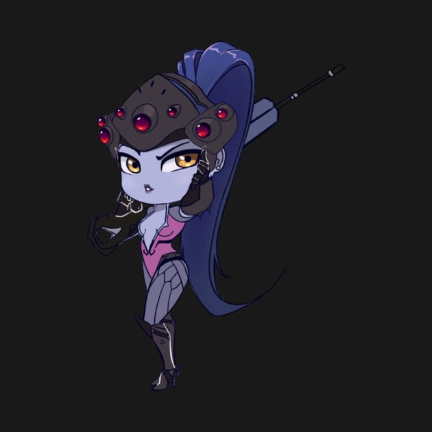 Chibi Widowmaker by RidicBird