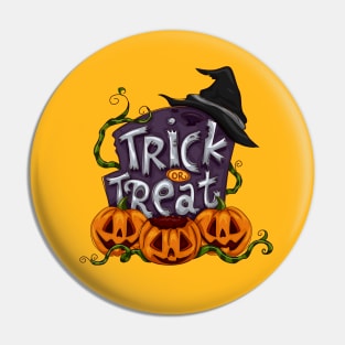 Trick Or Treat Theme Pin