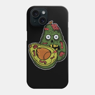 Halloween Zombie Avocado Phone Case