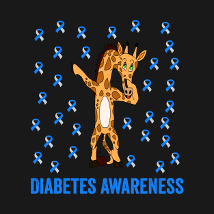 diabetes awareness - blue ribbon awareness - type 1 diabetes awareness T-Shirt