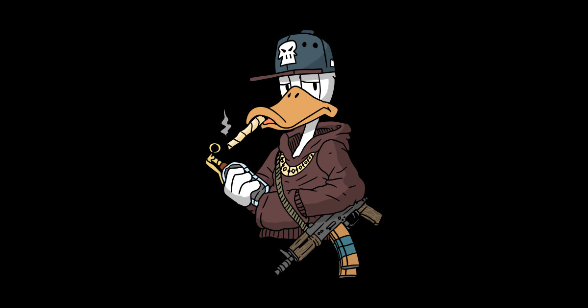 gangsta duck Gangsta TShirt TeePublic