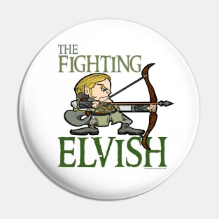 The Fighting Elvish Pin