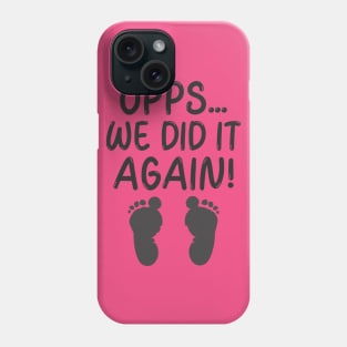 pregnancy announcement mom pregnancy shirt funny Phone Case