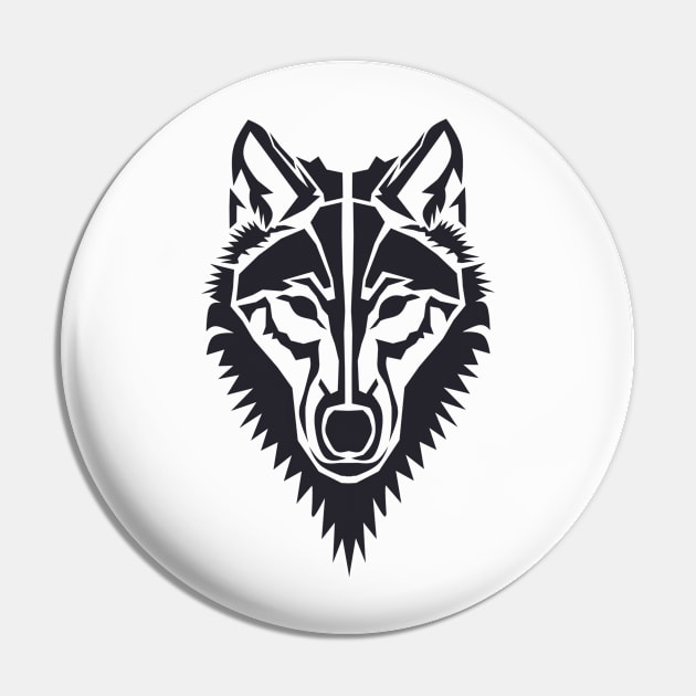 wolf face Pin by Shinwys22 