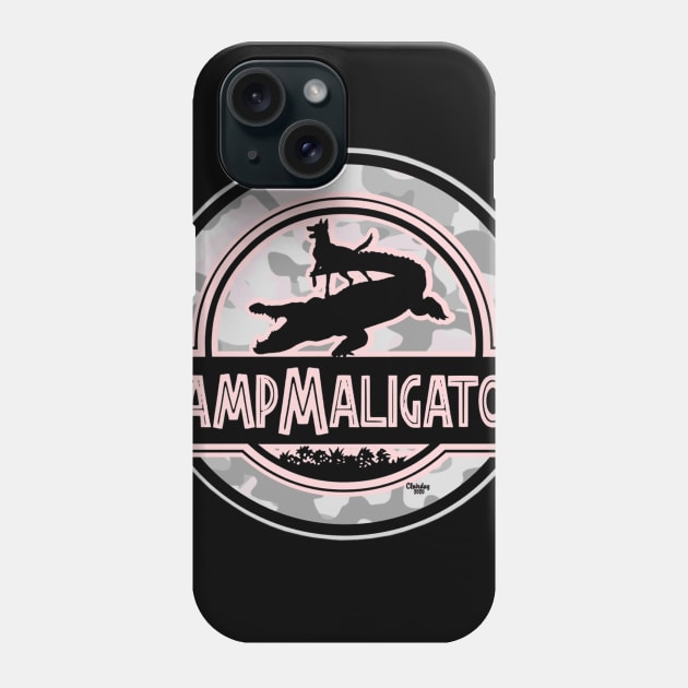 Camp Maligator Pink Camo Phone Case by PB&J Designs