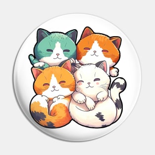 An Intrigue Of Kittens Pin