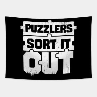 Puzzlers Sort It Out Jigsaw Puzzle Lover Gift Tapestry