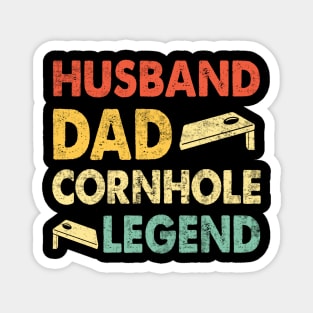 Husband Dad Cornhole Legend Magnet