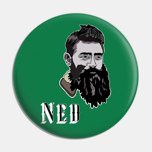 Ned Kelly Australian Bushranger Outlaw Pin by EmmaFifield