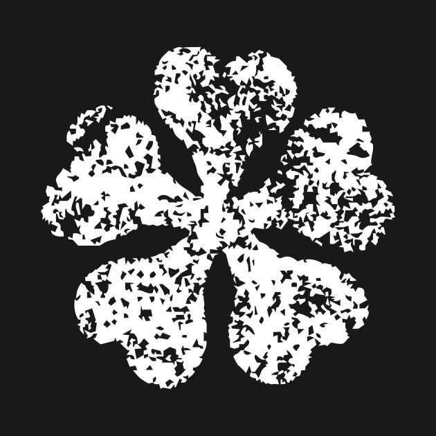 GRAYSCALE CLOVER by B&E