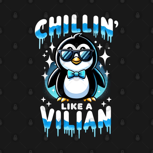 Cool Penguin Cute Funny Design by deanisadea21