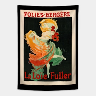 Folies-Bergère, La Loïe Fuller 1897 by Jules Chéret Tapestry