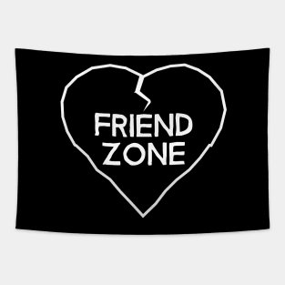 Friend Zone Anti-Valentine's Day Heart Tapestry