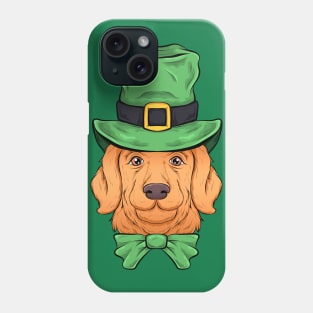 golden retriever st patrick day dog funny cute Phone Case