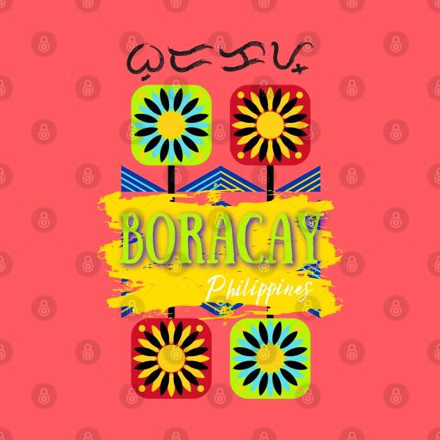 Baybayin word Boracay Philippines by Pirma Pinas