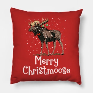 Merry Christmoose Pillow