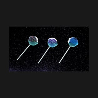 3D Planet Lollipop - Aesthetics T-Shirt