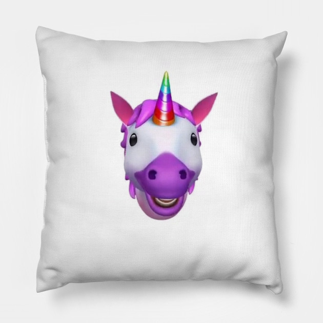 unicorn emoji pillow