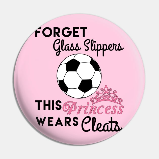 This Girl Wears Soccer Cleats Pin by PDan