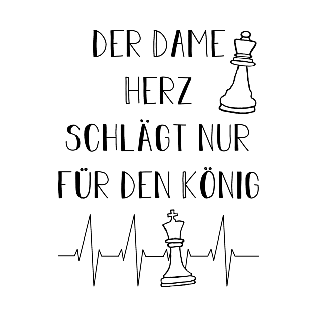 Der Dame Herz schlägt für den König by Die Designwerkstatt