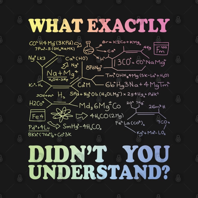 What Exactly Didn't You Understand? by ScienceCorner