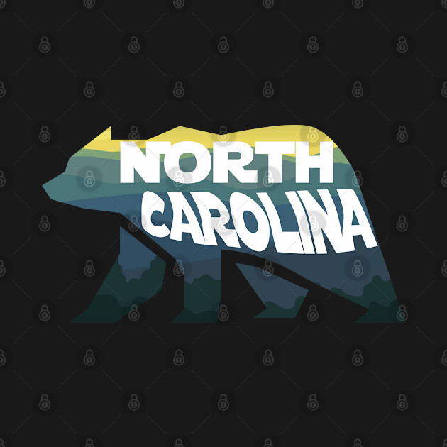 Disover North Carolina Bear - North Carolina Bear - T-Shirt