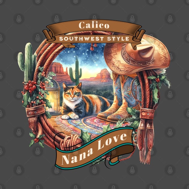 Sedona Cat Southwest Style Nana Love 3AC by catsloveart