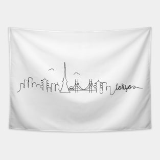 Tokyo City Signature Tapestry