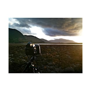 Camera in the Scottish Highland landscape T-Shirt