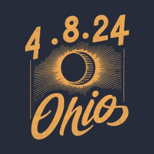 Solar Eclipse Apparel 2024 Ohio T-Shirt