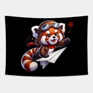 The Pilot Red Panda Tapestry