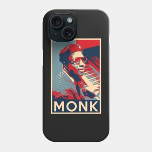 Thelonious Monk Hope Poster - Sizes of Jazz History Phone Case