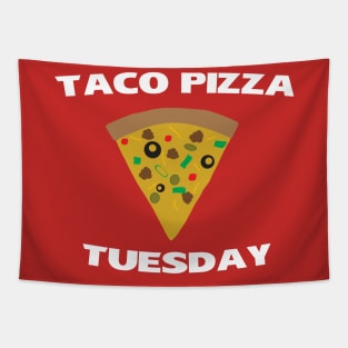 Taco Pizza Tuesday Tapestry