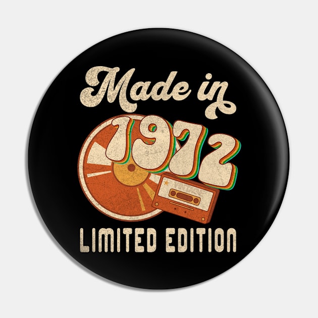 Made in 1972 Limited Edition Pin by Bellinna