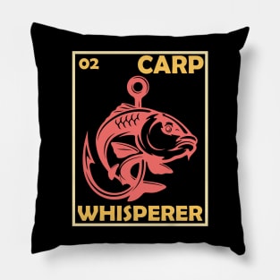 Carp Fishing Whisperer- carp Fishing-Fishing Pillow