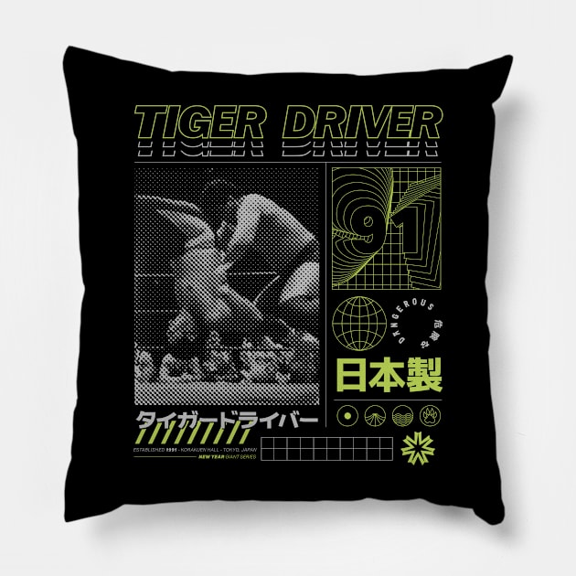 Tiger Driver 91 Pillow by deadright