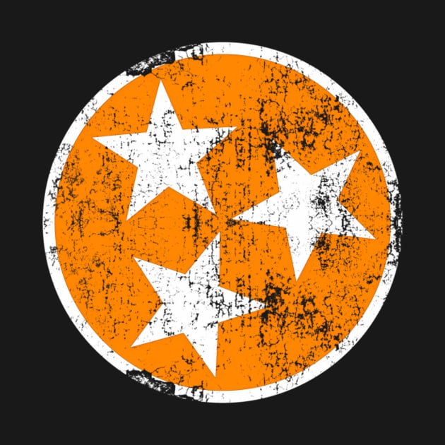 Orange White Tennessee Flag by SnugFarm