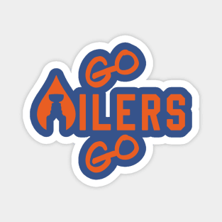 Go Oilers Go Magnet