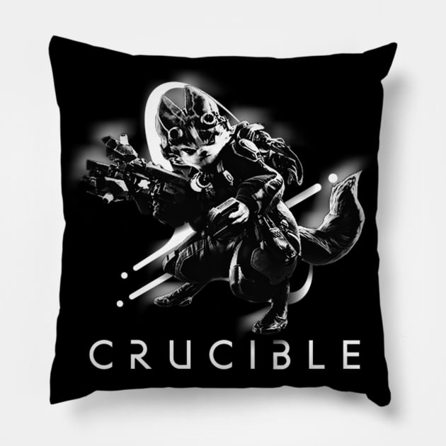 Crucible Game Tosca Pillow by tortoiseman