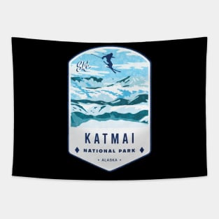 Ski Katmai National Park Alaska Tapestry