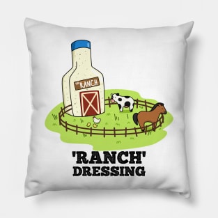 Ranch Dressing Cute Sauce Food Pun Pillow