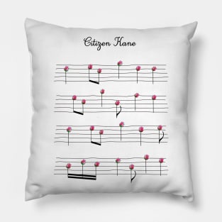 Citizen Kane Orson Welles cinema music fan art roses Pillow