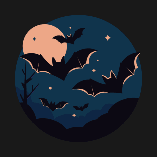Moonlit Bats T-Shirt