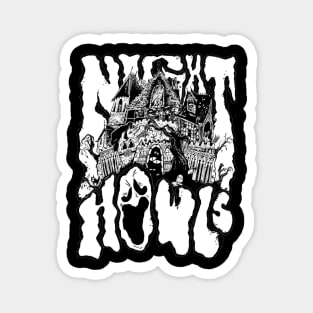 Night Howls: Haunted House Magnet