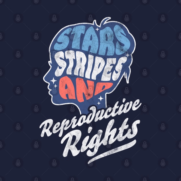 Stars Stripes Reproductive Rights Patriotic 4th Of July Cute by OrangeMonkeyArt