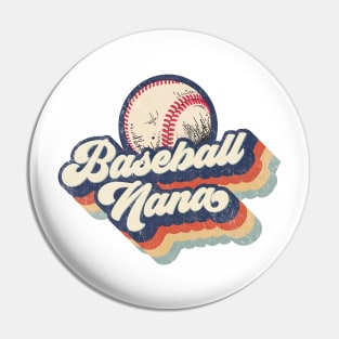 Retro Baseball Nana Mother's Day Pin