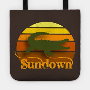 Gator Sundown Vintage Sunset Tote