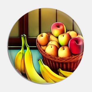 Apples and bananas Pin